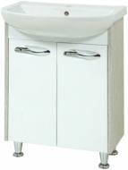 Тумба напольная Сансервіс Sirius 60 с умывальником Arteco 60 орфео-светлый