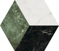 Плитка Ceramica Ribesalbes Marmi Hex Decor Mix Verde 15x17,3 см
