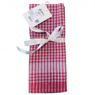 Набір рушників вафельних 3 шт Homely 40x60 см SoundSleep червоний із зеленим