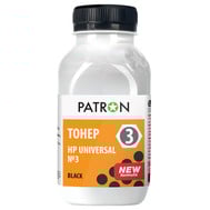 Тонер Patron HP Универсальный № 3 (LJ P1005/P1505/P1102) флакон 120 г (PN-HU3-120) black