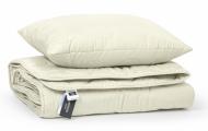 Набор антиаллергенный Eco-Soft всесезонный №1695 Eco Light Creamy (подушка 50x70 средняя) одеяло 172x205 см MirSon бежевый
