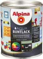 Эмаль Alpina акриловая Aqua Buntlack B2 SM база под тонировку шелковистый мат 0,72 л