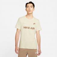 Футболка Nike M NSW AIR 1 TEE DM6337-113 р.S бежевый