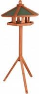 Кормушка для птиц Trixie natura с подставкой сосна 65х46см/1.45м коричневая