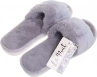 Тапки домашние La Nuit Эрика р. 40/41 серый YH-20006 grey