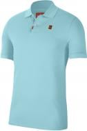 Поло Nike THE NIKE POLO HERITAGE SLIM BQ4461-482 р.M бирюзовый