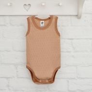 Боди-майка унисекс Blanka р.56-62 коричневый 110733