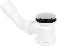 Сифон для поддона McAlpine d50мм, выс. 90мм, крыш. "Клик-клак" латунь хром 70мм, выпуск 40/50, HC26CLCP