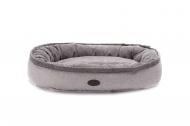 Лежак Harley and Cho Donut L Gray Soft Touch 95х70 см 3102862