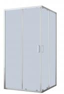 Душове огородження Imprese VACLAV 90*90*200см, скло прозоре 6мм з Easy clean, проф. чорний