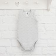 Боди-майка унисекс Blanka р.62-68 серый 110735