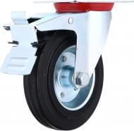 Колесо d160 мм промышленое поворотное с площадкой и тормозом 038160