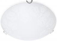 ВІТРИНА! Світильник настінно-стельовий Декора НББ Ірис 60 Вт E27 білий 24580