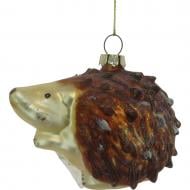 Подвеска WEI DE ARTS стекляная еж 8 х 7 см коричневый