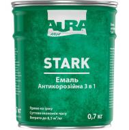 Эмаль Aura® Stark 3 в 1 черный глянец 0,7 кг