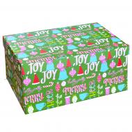 Коробка подарочная Соніліка прямоугольная Merry Christmas зеленая 23 смх16.5 смх9.5 см 1110915203