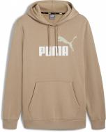 Джемпер Puma ESS+ 2 COL BIG LOGO HOODIE 58676466 р.XL бежевый