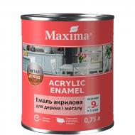 Эмаль Maxima Acrylic Wood&Metal белый глянец 0,75 л