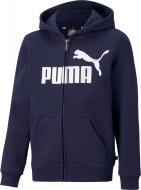 Джемпер Puma ESS BIG LOGO FZ HOODIE 58696706 р.176 синій