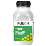 Тонер Patron Oki Специальный OCS C3100/C3200/C810 флакон 100 г PN-OCS-Y-100 yellow