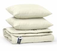 Набор шелковый всесезонный №1692 Eco Light Creamy (подушки 50x70 средние) одеяло 140x205 см MirSon бежевый