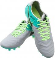 Бутсы Nike Tiempo Legend VI FG 819177-005 р.44 серый с зеленым