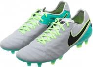 Бутсы Nike Tiempo Legend VI FG 819177-005 р.41 серый с зеленым