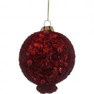 Подвеска WEI DE ARTS стеклянная гранат 10 см красный