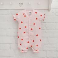 Песочник для девочки Blanka сердечки красные р.62 розовый 110753