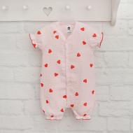 Песочник для девочки Blanka сердечки красные р.68 розовый 110753