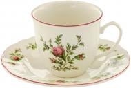 Чашка с блюдцем Английская роза 240 мл Claytan Ceramics