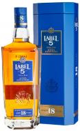 Віскі Label 5 бленд "Label 5 18yo" подарункова коробка 0,7 л