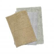 Набір килимків Dariana Melange 60x90 беж + Мелоді 55х80 беж + Ананас 80х55 карамельний