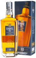 Віскі Label 5 бленд "Label 5 12yo" подарункова коробка 0,7 л