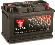 Акумулятор автомобільний Yuasa SMF Battery 76Ah 680A 12V YBX3096 «+» праворуч (YBX3096)