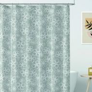 Шторка для ванны Werk Цветочный эскиз PEVA 180x180 (без колец)