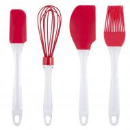 Набор кухонных принадлежностей Kamille KM-7509-RD 4 предмета красный