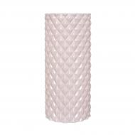 Ваза керамическая Труба оригами 33 см 33 см сиреневая