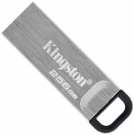 УЦІНКА! Флешпам'ять USB Kingston DATATRAVELER KYSON 256 ГБ USB 3.2 SILVER (DTKN/256GB) (УЦ №134)