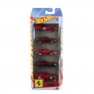 Машинка Hot Wheels Набор из 5 базовых машинок «Ferrari» Hot Wheels 1:64 JLN12