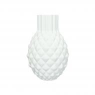 Ваза керамическая Ананас 25 см белая