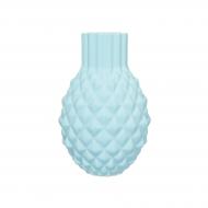 Ваза керамическая Ананас 25 см голубая