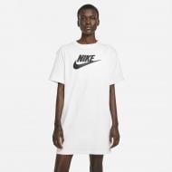 Платье Nike W NSW ESSNTL DRESS FUTURA PRNT DM3278-100 р.XS белый