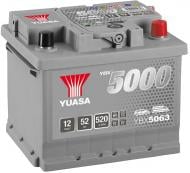Аккумулятор автомобильный Yuasa Silver High Performance Battery 52Ah 520A 12V YBX5063 «+» справа (YBX5063)