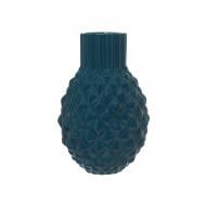 Ваза керамическая Ананас 25 см 25 см изумрудная