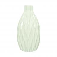 Ваза керамическая Финик 33 см 33 см белая