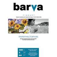 Фотобумага Barva BarvaFine Art Ярко-белый Глянцевый 380 г/м2 А4 5 л (IC-XR20-T01) белый
