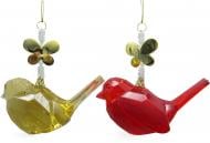 Подвеска декорированная птица 9 см в ассортименте P2206138,39
