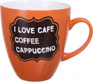Чашка I love cafe Orange 920 мл Bella Vita Чашка I love cafe Orange 920 мл Bella Vita