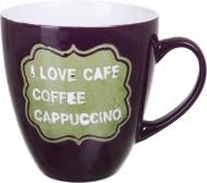 Чашка I love cafe Violet 920 мл Bella Vita